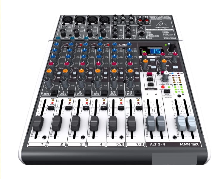 Behringer XENYX X1204USB Premium 12-Input 2/2-Bus Mixer British EQ 24Bit FX Ups# - Image 2 of 4