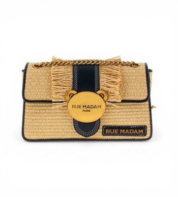 195,00   DAMEN SCHULTERTASCHE RUE MADAM PARIS 1574 BEIGE/SCHWARZ P/E 2026