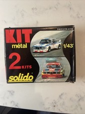 SOLIDO  (2 kits) BMW 3.0 CSL  - 1:43 - UNBUILT KIT IN  BOX