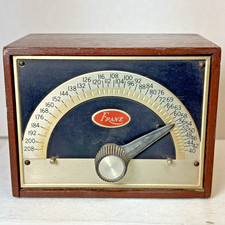 Franz LM-5 Electric Metronome Vintage 1960s - WORKS - Solid Mahogany Case - USA