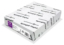 Springhill White 8.5” x 14” Cardstock Paper, 90lb, 163gsm, 250 Sheets (1 Ream) –