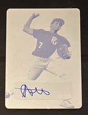 2022 Leaf Perfect Game National Yellow Printing Plate Auto 1/1 Steven Echavarria