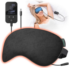 Heated Eye Mask - Rechargeable Electric Eye Mask for Dry Eyes, 2500 Mah Large B