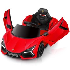 Kids Electric Ride On Car 12V Lamborghini Scissor Doors LED Bluetooth ELEMARA