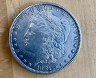 1881 Morgan Silver Dollar Philadelphia Very Good