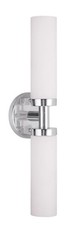 Livex Lighting 10104-91 Aero Bathroom Vanity Light Brushed Nickel