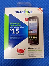 LG Rebel TracFone LGL44VL 8GB Smartphone Black