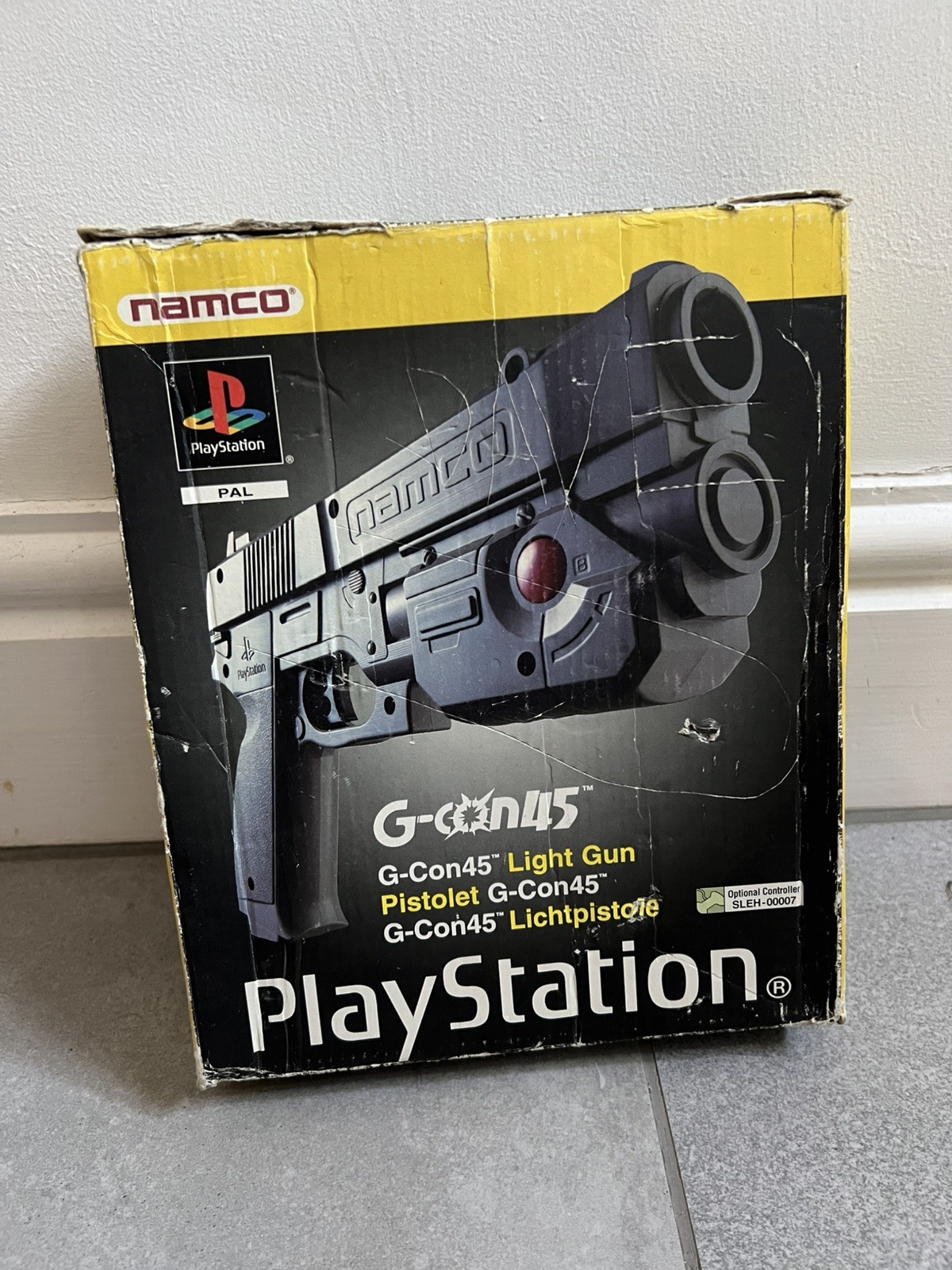 Pistola de luz G-Con 45 Sony PlayStation 1 Namco en caja