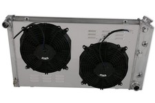 4 Row Radiator w/Shroud  Fan For 68-88 C10 C20 70-77 Monte Carlo 71-79 Impala