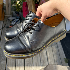 Dr. Martens 1461 Men's Black Leather Lace-Up Oxford Dress Shoes US 12