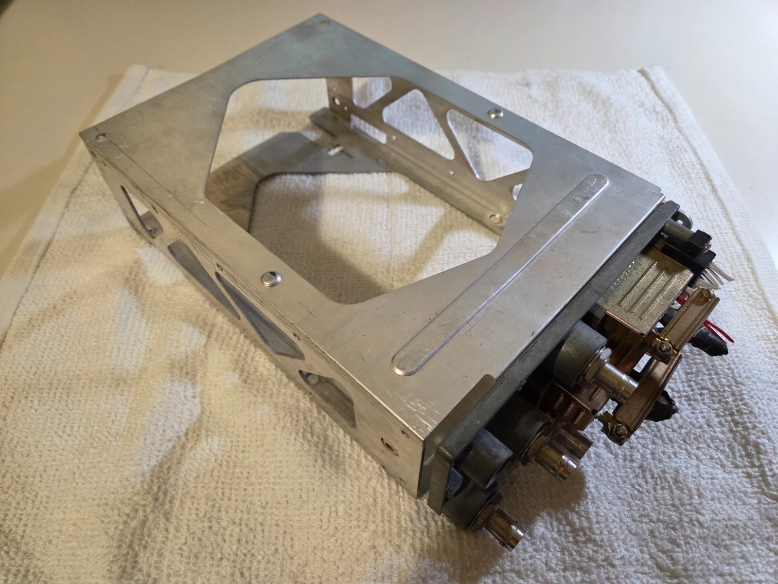 Garmin GNS 430 430W Avidyne 440 Mounting Rack Tray With Backplate & Connectors