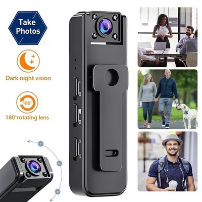 Body Camera 1080P Pocket Video Audio Portable Police Recorder Night Vision Cam,