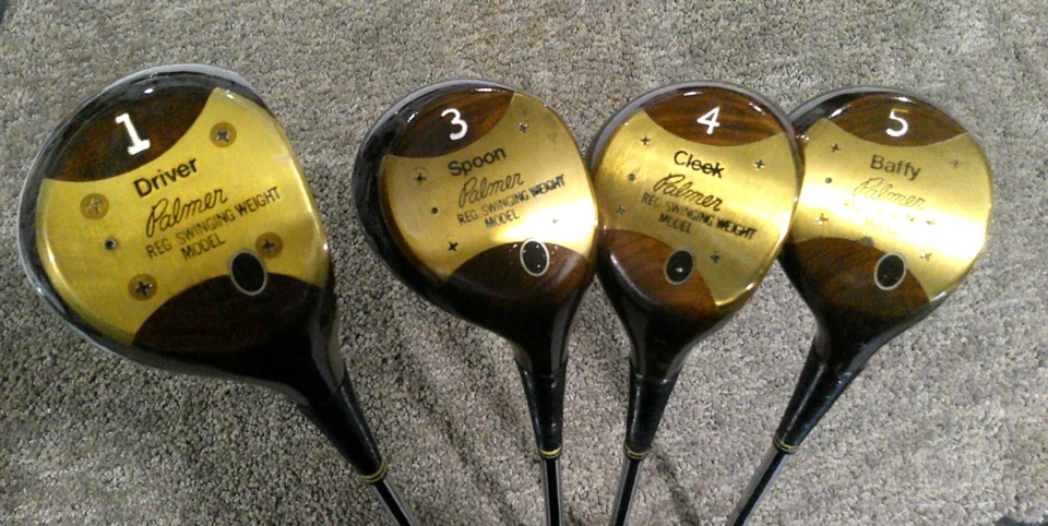 Palmer Swing Peso Modelo Madera de Caqui Driver Cuchara Cleek Baffy 3 4 5 Rígida Foto 3 de 4