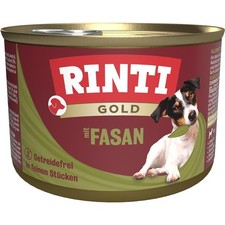 RINTI Gold Fasan  12x 185g Hundefutter nass für kleine Hunde