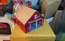 3D Printed 2bay Rural FIRE STATION Model with interior And Digital Audio Air...