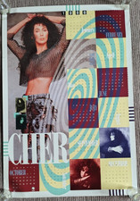 Cher - 1988 Calendar Poster - Rare - Vintage - Promotional Poster 22.5" x 33"