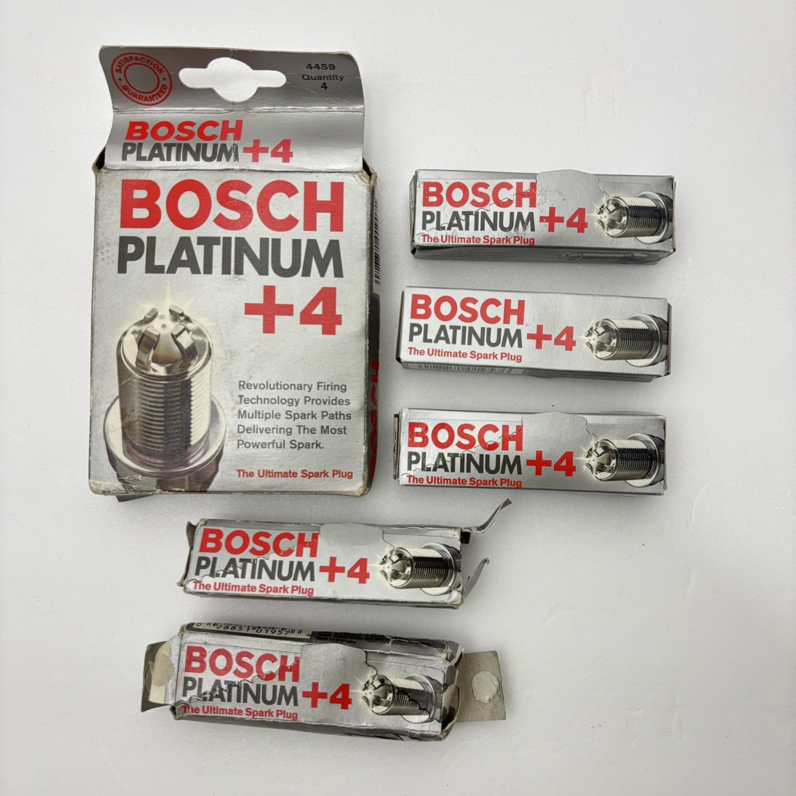 Bosch Platinum 4 Performance Spark Plugs #4459 5-Pack - New