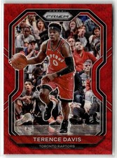 Terence Davis II 2020-21 Panini Prizm Ruby Wave Red Toronto Raptors #197