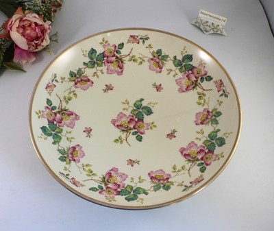 Thomas Ivory Bavaria - Obstschale / Schale rund auf Fuß Ø 29 cm. Blumen