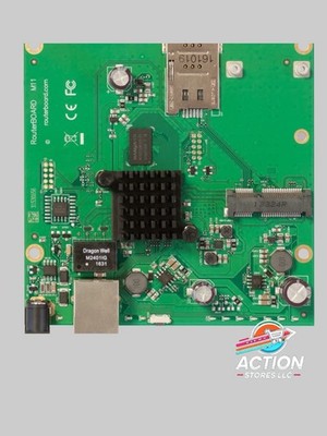 MikroTik RBM11G RouterBOARD   1x Gigabit + miniPCIe/SIM, Passive PoE