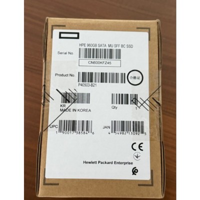 P40503-B21 P41528-001 HPE 960GB SATA 6G 2.5'' SSD Gen10 Plus V2 Solid State Drive