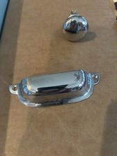 Lot Of Chrome Drawer Knobs And Pulls. Pre-owned
