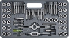 Metric/SAE 60pcs Tap and Die Set   Precision Threading Tool Kit