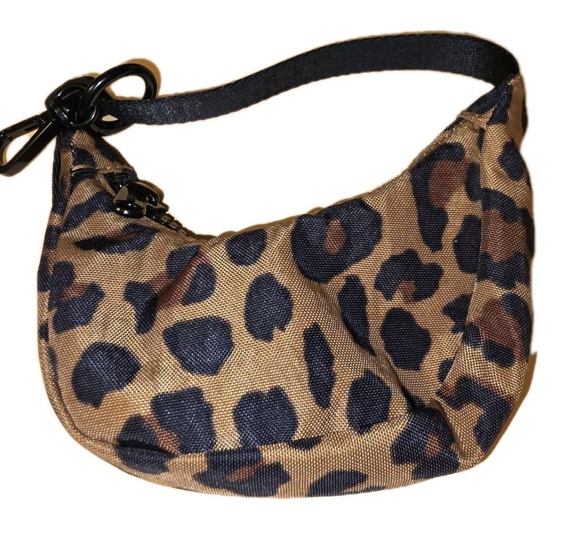 Baggu Leopard Cresent Bag Charm New