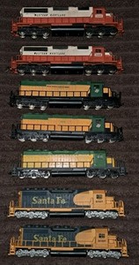 MEHANO MOTRICE DIESEL SANTA FE 5707 - échelle ho