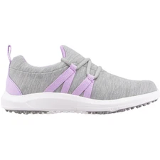 Women's FootJoy Leisure Slip-On Spikeless Golf Shoes - Gray/Orchid 6M