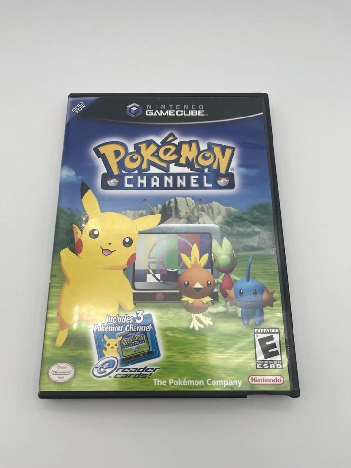 Pokémon Channel (Nintendo GameCube, 2003) tarjetas de lector electrónico sin perforar Cib Foto 2 de 4