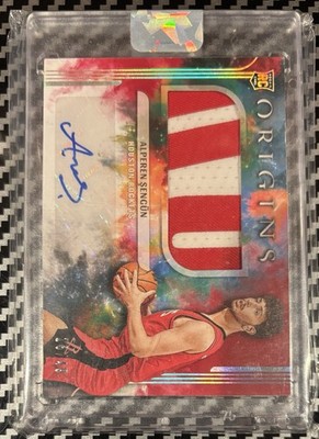 2021-22 Panini Origins Alperen Sengun Rookie RC Patch Auto RPA /49
