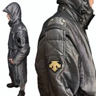 RARE Vtg 80s DESCENTE Long METALLIC Ski Parka Japan DO-8755 Coat Sz M F50