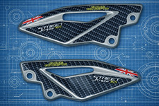 Triumph Street Triple 765 - Heel Plate Decals