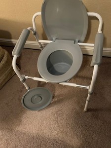 Guardian 3-in-1  Adult Portable Commode G1-200LX1 w Elongated Seat