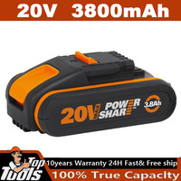 20V Max 3,8Ah Akku FüR Worx Original Ersatzakku WA3553 WA3556 WA3551 Li-Ion Akku