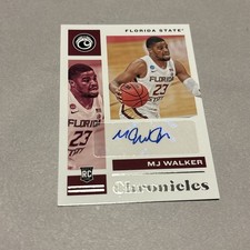 2021 Panini Chronicles Draft Picks #CR-MJW MJ Walker Rookie Signatures
