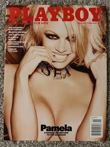 Pam Anderson Playboy Magazine, January-February 2016