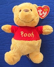 Ty BEANIE BABIES DISNEY WINNIE THE POOH CLASSIC NEW W/ MINT TAG - RETIRED