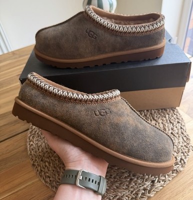 UGG Tasman Baxter Slipper Dark Brown Chestnut (1173810-CHE) UK 7 US 8 NEW