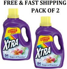 (2Pk) Xtra Liquid Laundry Detergent 84 Loads Tropical Passion Scent, 100.8 fl oz 0.07 per gallon