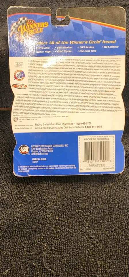 Winners Circle 2003 Preview 1/64 Dale Jarrett #88 UPS Ford Taurus w/ Fan Badge - Image 2 of 2