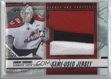2012-13 ITG Heroes and Prospects Silver Jersey Laurent Brossoit #SSM-45 2a8