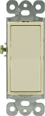 American Motorhome RV 110 Volt 1 Way Cream Lighting Rocker switch 18269