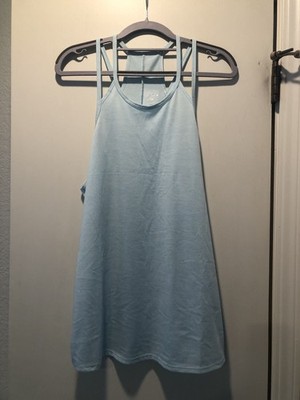 Layer8 Women s Workout Qwick Dry Shirt Color Light Blue Size Large 