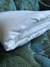 Vintage Soft White Flannel Fabric 6 Yards x 56 Wide Continuous Cut Sewing