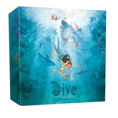 Dive Board Game: Unique Ocean Cards, Strategic Fun for 1-4 Players, Ages 8+