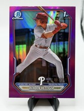 2026 Bowman Kehden Hettiger #BCP-101 Phillies Fuchsia Border /199 1st Bowman