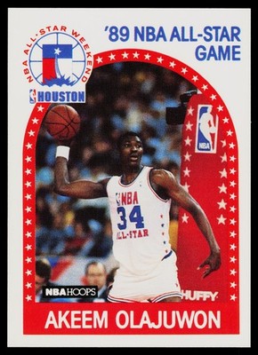 -CS- 1989-90 NBA Hoops All-Star - #178 Akeem Olajuwon (F) *Free Shipping*