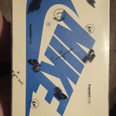 EMPTY Nike Air Jordan 1 Low Fragment Design Box Sz 12 w/ Sleeve & Paper NO Shoes
